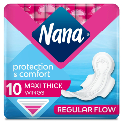 Nana Maxi Normal Wings (10pcs), Pack Of 6 Nana Maxi Normal Wings (10pcs), Pack Of 6