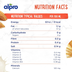 Alpro Almond No Sugars Drink (6 x 1L) Alpro Almond No Sugars Drink (6 x 1L)