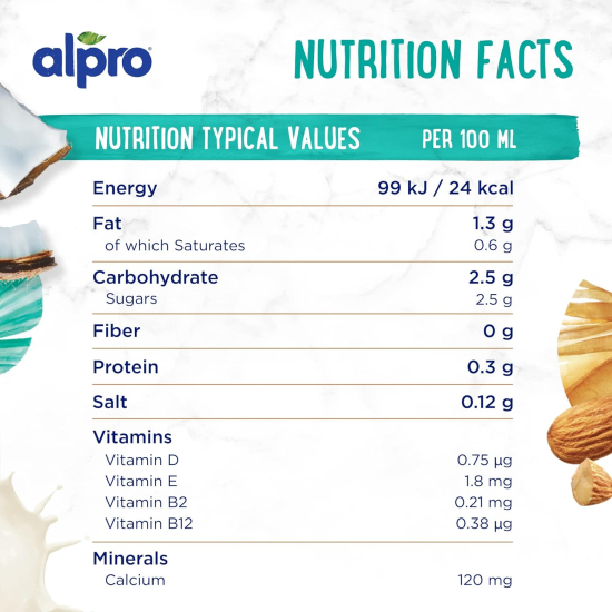 Alpro Coconut Almond Drink (6 x 1L)