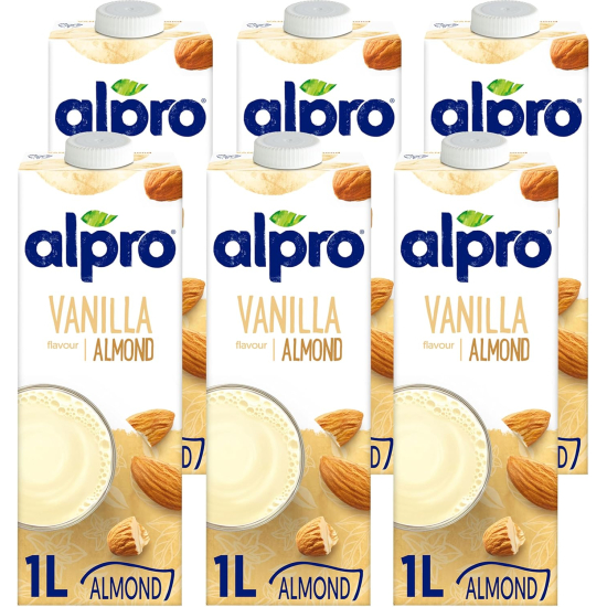 Alpro Almond Vanilla Drink (6 x 1L)