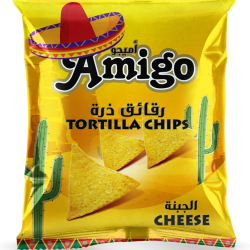 Amigo Tortilla Cheese Chips 250g  Amigo Tortilla Cheese Chips 250g