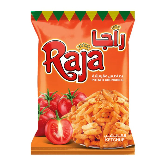 Raja Potato Crunchies Ketchup Flavour 70g