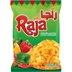 Raja Potato Crunchies Vegetable Flavor 140g Raja Potato Crunchies Vegetable Flavor 140g