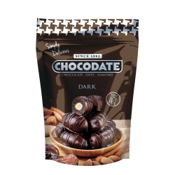 Chocodate Dark Chocolate Pouch, 250g, Pack Of 6 Chocodate Dark Chocolate Pouch, 250g, Pack Of 6