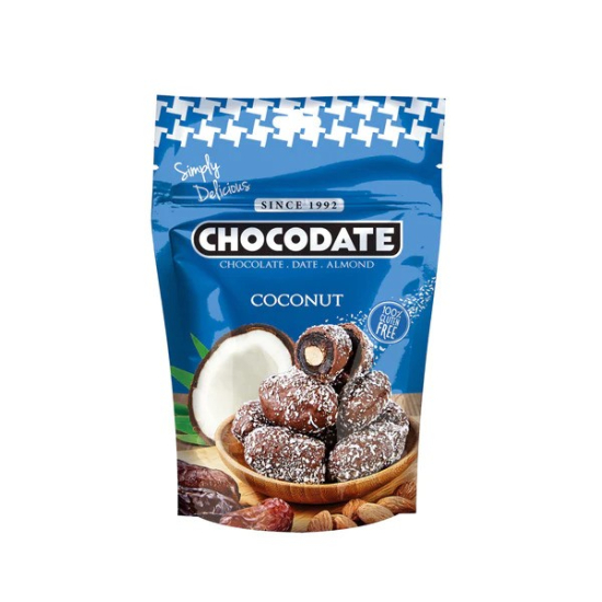 Chocodate Coconut & Chocolate Coated Dates 90g
