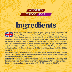 Arabian Delights Choco Figs Assorted 250g Pouch, Pack Of 6 Arabian Delights Choco Figs Assorted 250g Pouch, Pack Of 6