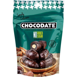 Chocodate No Sugar Added Perfect Snacking 90g, Pack Of 12 Chocodate No Sugar Added Perfect Snacking 90g, Pack Of 12