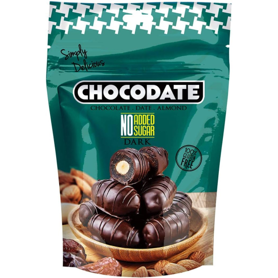 Chocodate No Sugar Added Perfect Snacking 90g