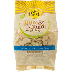 Best Pure & Natural Almonds Sliced Bag 150g, Pack Of 12 Best Pure & Natural Almonds Sliced Bag 150g, Pack Of 12