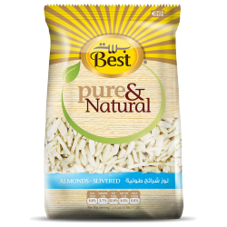 Best Pure & Natural Almonds Slivered Bag 150g, Pack Of 12 Best Pure & Natural Almonds Slivered Bag 150g, Pack Of 12