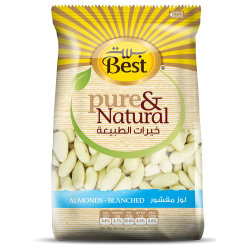 Best Pure & Natural Almonds Blanched Bag, 150g, Pack Of 12 Best Pure & Natural Almonds Blanched Bag, 150g, Pack Of 12