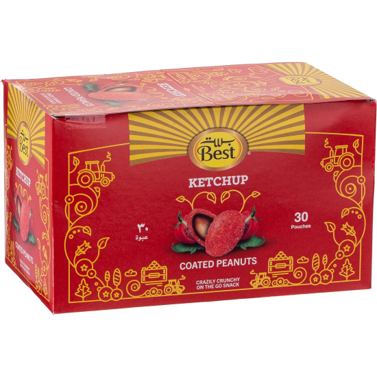 Best Peanuts Coated Ketchup Flavour Box 30pcs 13g
