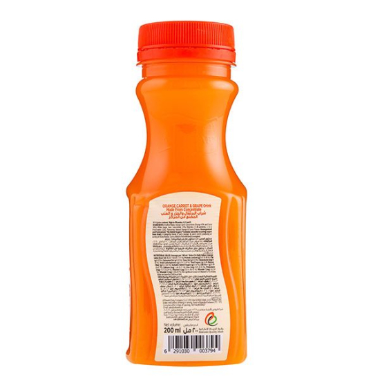 Al Rawabi Fresh Orange Carrot Delight Juice 200 ml