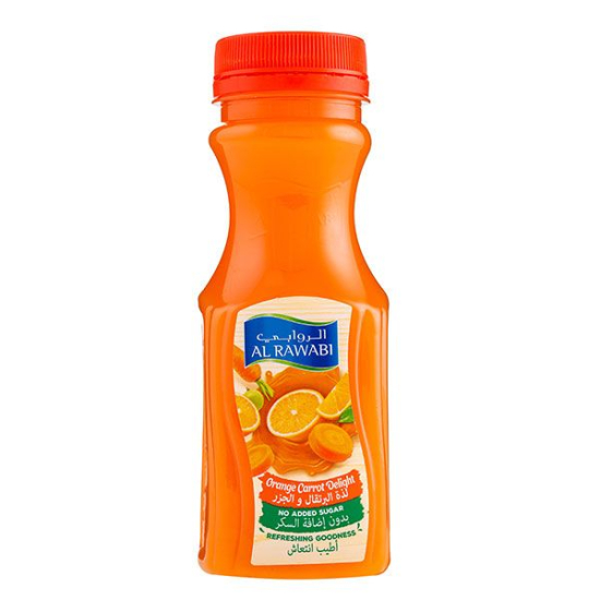 Al Rawabi Fresh Orange Carrot Delight Juice 200 ml