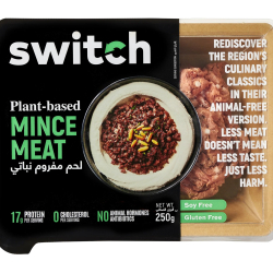 Switch 100% Plant-based Mince Meat, 6x250g Switch 100% Plant-based Mince Meat, 6x250g