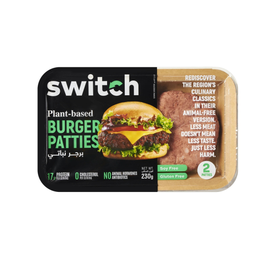 Switch 100% Plant-based Burger Patties, 230g