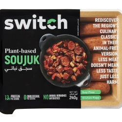 Switch 100% Plant-based Soujuk, 6x240g Switch 100% Plant-based Soujuk, 6x240g