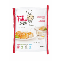 Feli's Kitchen Cheese & Spinach Rolls 600g Feli's Kitchen Cheese & Spinach Rolls 600g