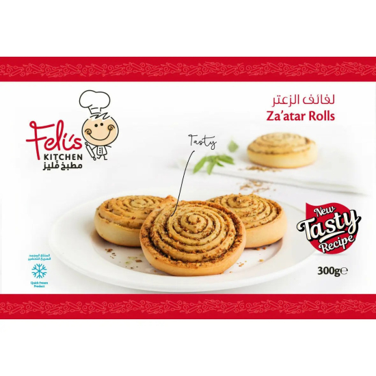 Feli's Kitchen Zaatar Rolls 300g