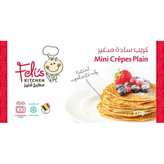 Feli's Kitchen Mini Crepes Plain 310g