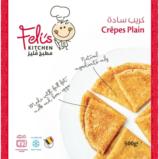 Feli's Kitchen Crepes Plain 500g