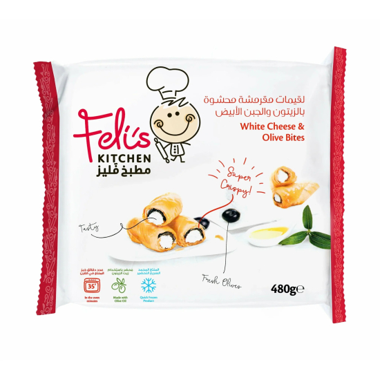 Feli's Kitchen Cheese & Olive Bites 480g