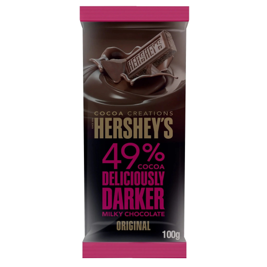 Hershey's 49% Darker Milk Chocolate Bar 100g