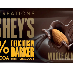 Hershey's 49% Darker Milk Chocolate with Almond Bar 6x40g Hershey's 49% Darker Milk Chocolate with Almond Bar 6x40g