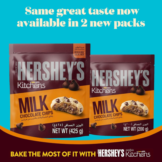 Hershey's Kitchens Baking Milk Chocolate Chips 425g