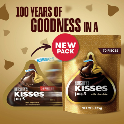 Hershey's Kisses Milk Chocolate 325g, Pack Of 6 Hershey's Kisses Milk Chocolate 325g, Pack Of 6