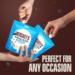 Hershey's Choco Bites Cookies 'n' Crème Cookie Pieces 12x90g Hershey's Choco Bites Cookies 'n' Crème Cookie Pieces 12x90g