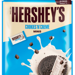 Hershey's Cookies 'n' Crème Minis Pouch 150g, Pack Of 6 Hershey's Cookies 'n' Crème Minis Pouch 150g, Pack Of 6