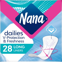 Nana Panty Liners Super (28pcs), Pack Of 6 Nana Panty Liners Super (28pcs), Pack Of 6