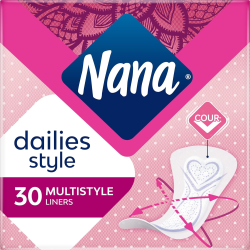 Nana Panty Liners Multistyle Individually Wrapped (30pcs), Pack Of 6 Nana Panty Liners Multistyle Individually Wrapped (30pcs), Pack Of 6