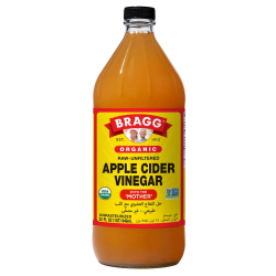 Bragg Organic Apple Cider Vinegar, Raw & Unfiltered, Unpasteurized, Non GMO, 946 ml, Pack Of 6 Bragg Organic Apple Cider Vinegar, Raw & Unfiltered, Unpasteurized, Non GMO, 946 ml, Pack Of 6