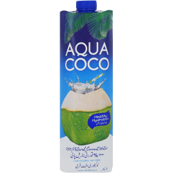 Aqua Coco Coconut Water 1Ltr, Pack Of 12 Aqua Coco Coconut Water 1Ltr, Pack Of 12