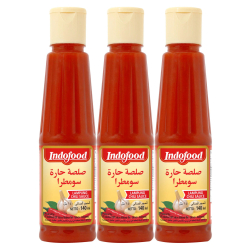 Indofood Lampung Chili Sauce 140 ml (Pack of 3) Indofood Lampung Chili Sauce 140 ml (Pack of 3)