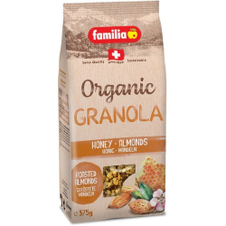 Familia Organic Granola Cereal Honey Almond 375g, Pack Of 6 Familia Organic Granola Cereal Honey Almond 375g, Pack Of 6