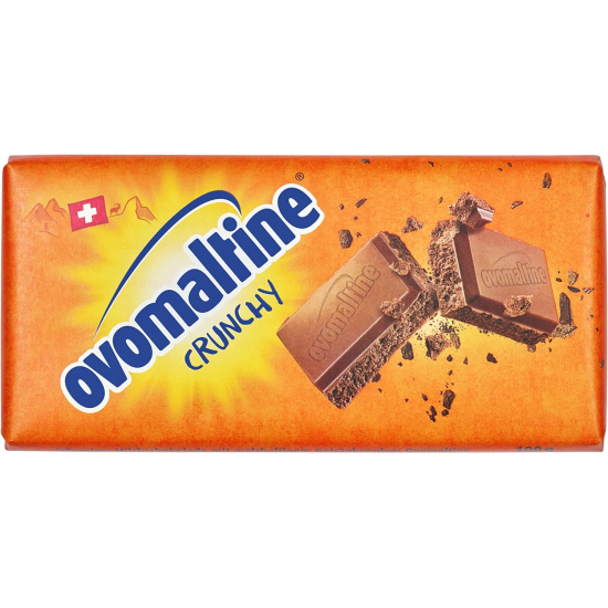 Ovomaltine Crunchy Swiss Milk Chocolate Bar,100g