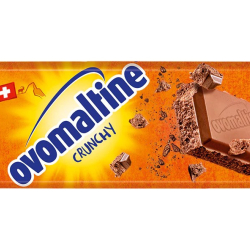 Ovomaltine Mini Crunchy Swiss Milk Chocolate Bar contains Cocoa solids 32%, 42g, Pack Of 12 Ovomaltine Mini Crunchy Swiss Milk Chocolate Bar contains Cocoa solids 32%, 42g, Pack Of 12
