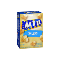 Act II Popcorn Salted Flavor 255g, Pack Of 8 Act II Popcorn Salted Flavor 255g, Pack Of 8