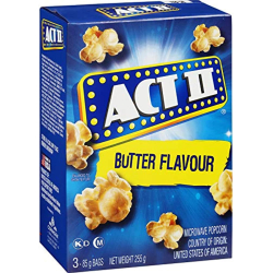 Act II Butter Microwave Popcorn 255g, Pack Of 8 Act II Butter Microwave Popcorn 255g, Pack Of 8