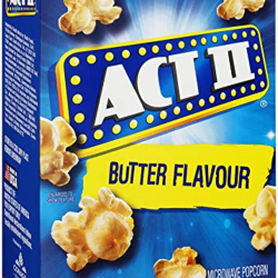 Act II Butter Microwave Popcorn 255g, Pack Of 8 Act II Butter Microwave Popcorn 255g, Pack Of 8