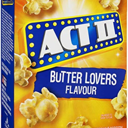 Act Ii Popcorn Butter Lovers 255g, Pack Of 8 Act Ii Popcorn Butter Lovers 255g, Pack Of 8