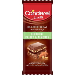 Canderel Chocolate Decadent Crispy Almonds 100g, Pack Of 12 Canderel Chocolate Decadent Crispy Almonds 100g, Pack Of 12