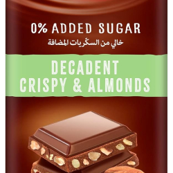 Canderel Chocolate Decadent Crispy Almonds 100g, Pack Of 12 Canderel Chocolate Decadent Crispy Almonds 100g, Pack Of 12