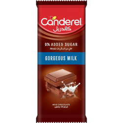 Canderel Chocolate Gorgeous Milk 100g, Pack Of 12 Canderel Chocolate Gorgeous Milk 100g, Pack Of 12