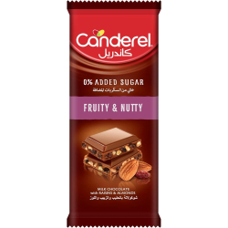 Canderel Chocolate Fruit & Nutty 100g, Pack Of 12 Canderel Chocolate Fruit & Nutty 100g, Pack Of 12