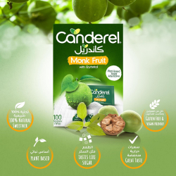 Canderel Monk Fruit With Erythritol 100 Sachets, Pack Of 6 Canderel Monk Fruit With Erythritol 100 Sachets, Pack Of 6