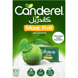 Canderel Monk Fruit With Erythritol 100 Sachets, Pack Of 6 Canderel Monk Fruit With Erythritol 100 Sachets, Pack Of 6